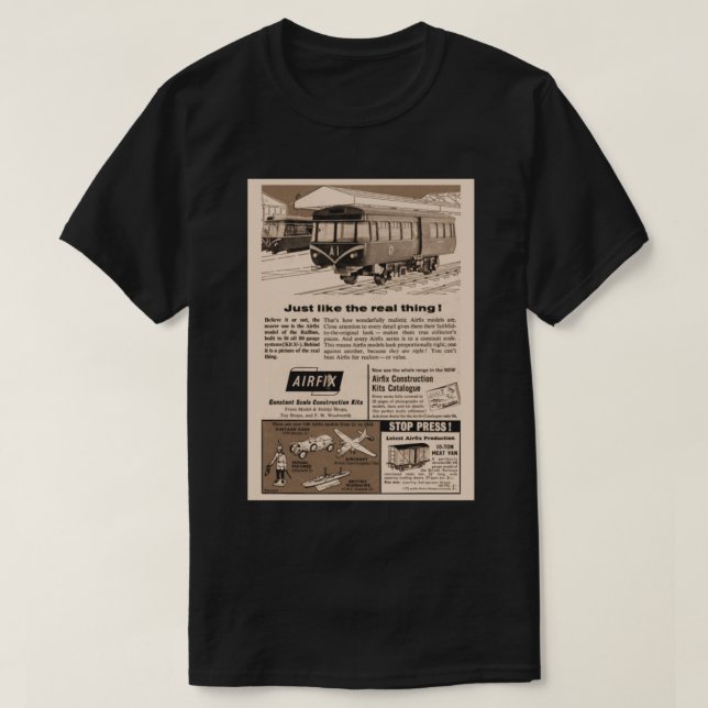 Camiseta ¡Igual Que Lo Real! - Airfix 2 (Diseño del anverso)