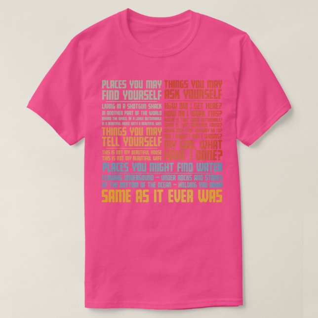 Camiseta Igual que nunca (Diseño del anverso)