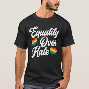 Camiseta Igualdad ante odio Lgbtq aceptación Orgullo arcoir