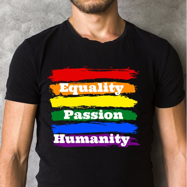 Camiseta Igualdad, apasionada, humanidad (Subido por el creador)