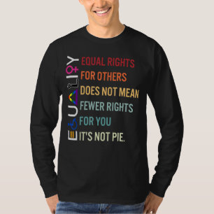 Camiseta Igualdad De Derechos Para Otros En Apoyo De Lgbt H