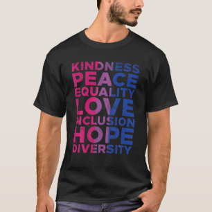 Camiseta Igualdad de género Amor Bandera Bisexual LGBTQ Gay