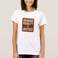 Igualdad de Género = Justicia – Cuadrado Retro Fem
