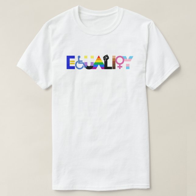 Camiseta Igualdad LGBTQ+ (Diseño del anverso)