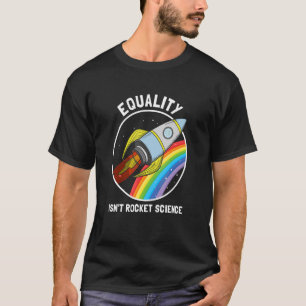 Camiseta Igualdad no es género orgullo LGBTQ en ciencia de 
