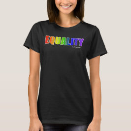 Camiseta Igualdad - Orgullo arcoiris - Rebelde Neurodiverge