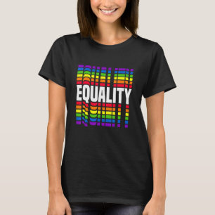 Camiseta Igualdad Orgullo gay Bisexual arcoiris Lgbtq