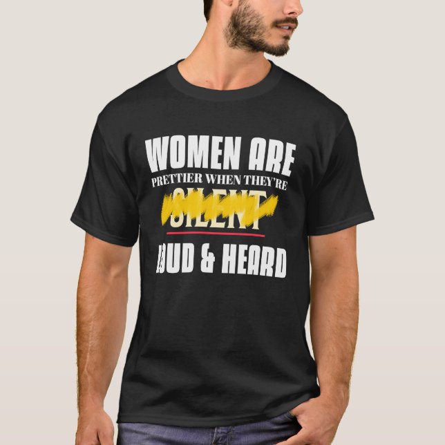 Camiseta Igualdad para las mujeres y Chicas, bello dicho (Anverso)