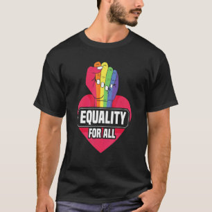 Camiseta Igualdad Para Todos Los Bisexuales Lésbicos Orgull