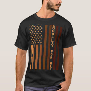 Camiseta Igualdad Para Todos Mes de la Historia Negra Mujer