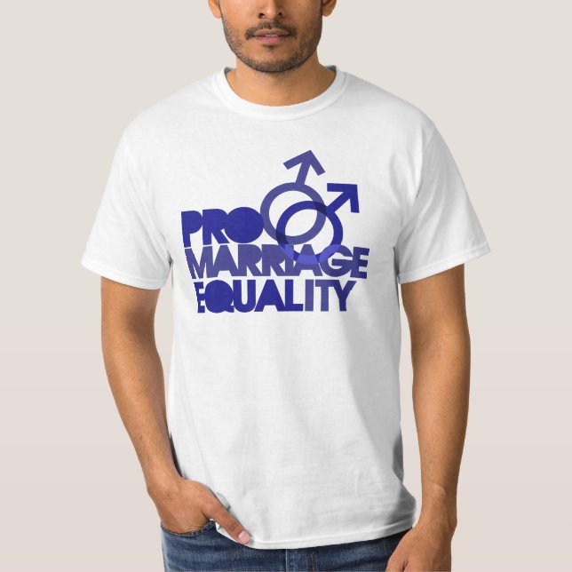 Camiseta Igualdad pro matrimonio (Anverso)