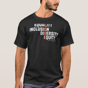 Camiseta Igualdad Retro Inclusión Diversidad Equidad Amor N