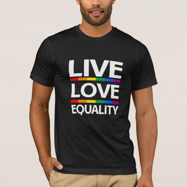 Camiseta Igualdad viva del amor (Anverso)