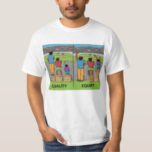 Camiseta Igualdad vs Equidad – Inspirando Justicia Social