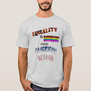 Camiseta Igualdad y diversidad son valores estadounidenses