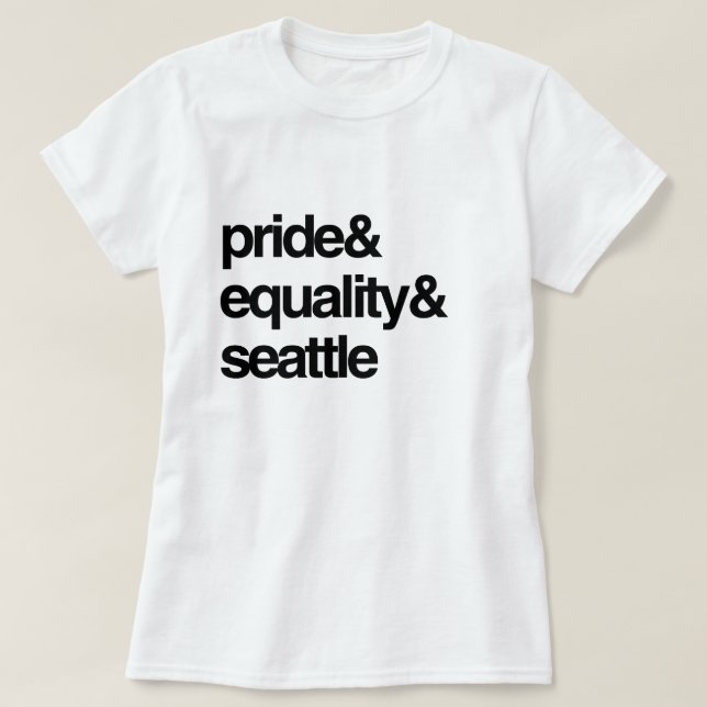 CAMISETA IGUALDAD Y ORGULLO - .PNG DE SEATTLE (Diseño del anverso)