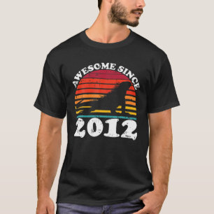 Camiseta Iguana Awesome Since 2012 10Th Birthday 10 Years O