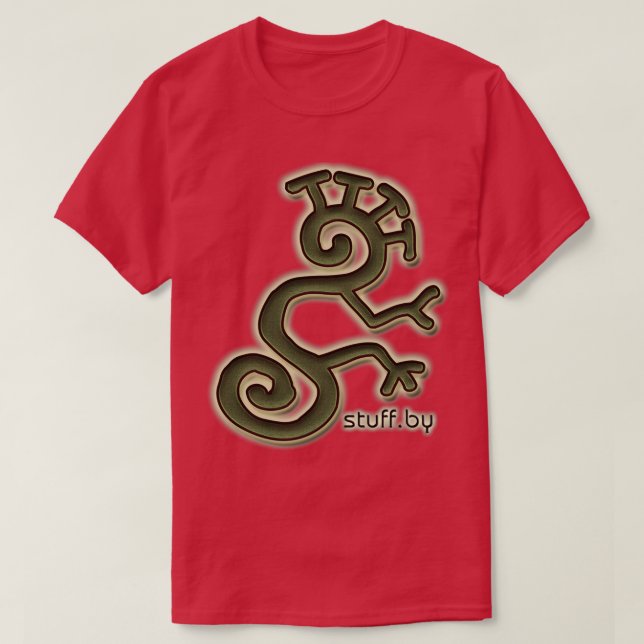 Camiseta Iguana azteca (Diseño del anverso)