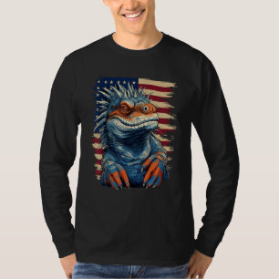 Camiseta Iguana bandera de EE. UU. del 4 de julio 1