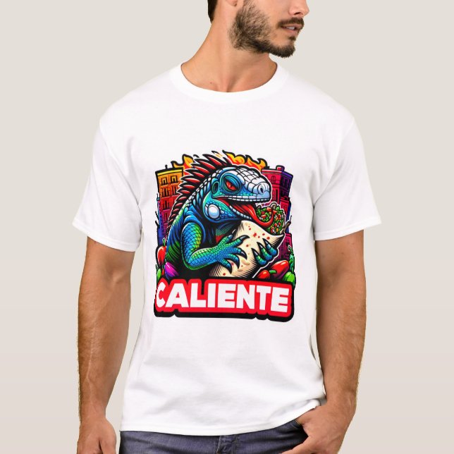 CAMISETA IGUANA CALIENTE 2 (Anverso)