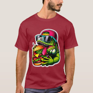 CAMISETA IGUANA COMIENDO QUESO 3