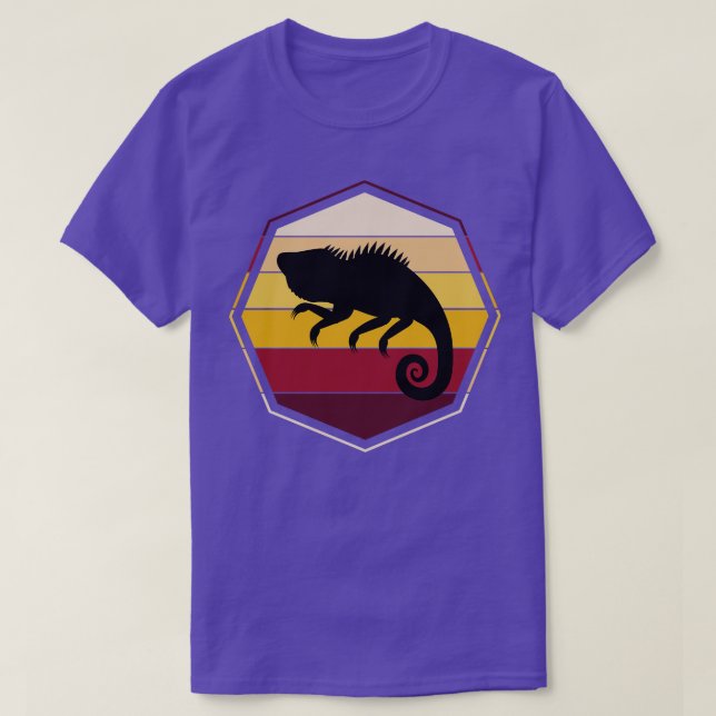 Camiseta Iguana de los ganaderos reptiles (Diseño del anverso)