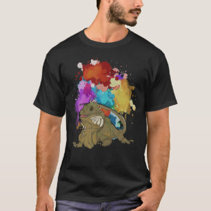 Camiseta Iguana de vida silvestre animal colorida Reptile L