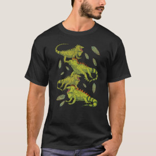 Camiseta Iguana exótica de animales salvajes