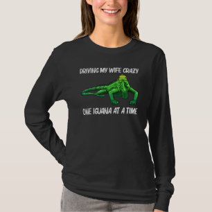 Camiseta Iguana genial para hombres padre lagarto reptil H