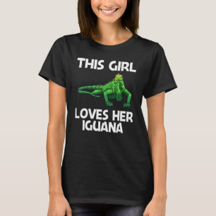 Camiseta Iguana genial para niñas niños lagarto reptil herp