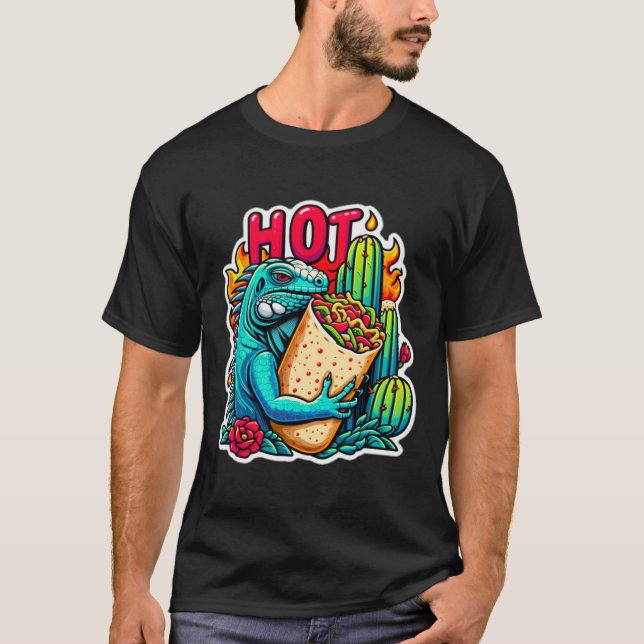CAMISETA IGUANA HOT (Anverso)