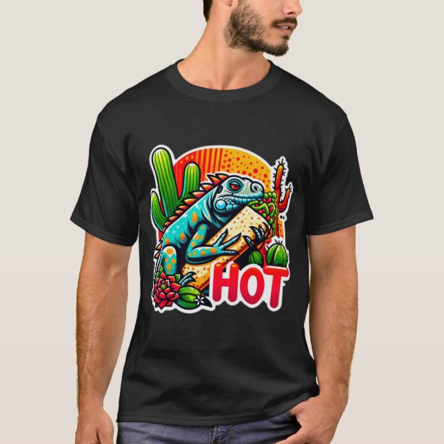 CAMISETA IGUANA HOT 2 (Anverso)