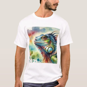 Camiseta Iguana in the Sunlight 040924AREF129 - Watercolor