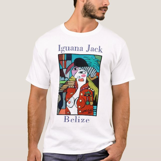 Camiseta Iguana Jack de Belice (Anverso)
