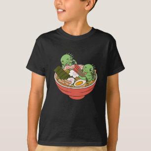 Camiseta Iguana Kawaii Ramen Gracioso Regalo Mascota