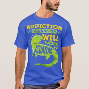 Camiseta Iguana Lizard Addicción Reptile Iguana Lover