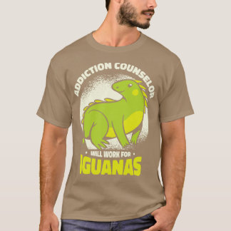 Camiseta Iguana Lizard Addicción Reptile Iguana Lover