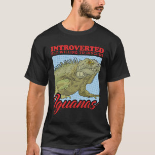 Camiseta Iguana Lizard Para Discutir Las Iguanas