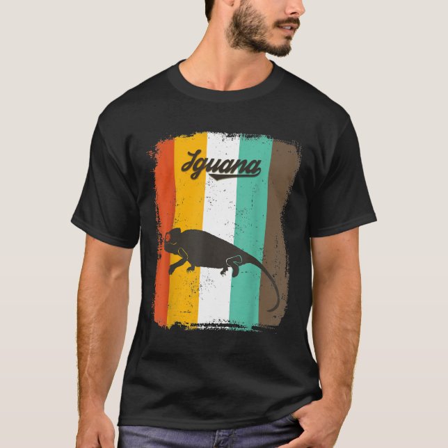 Camiseta Iguana Lizard T Retro Para Iguana Lizard (Anverso)