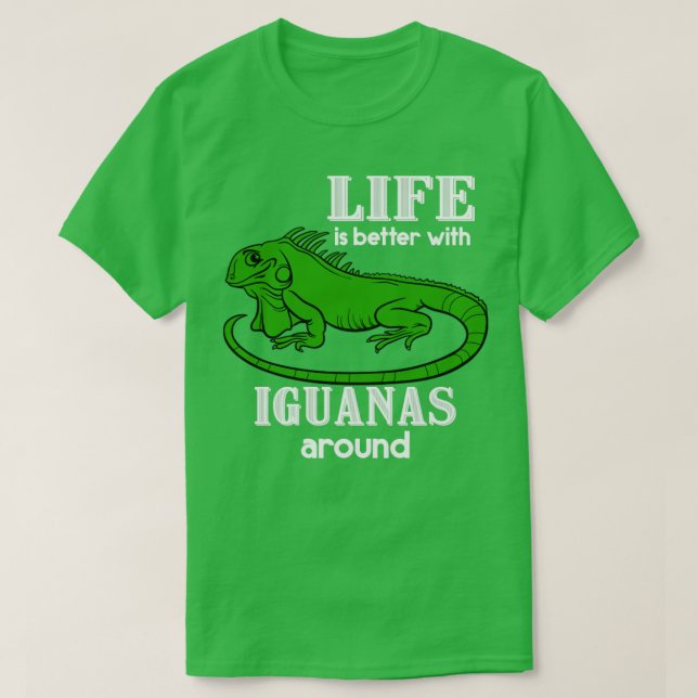 Camiseta Iguana Lover Gift Mascota Reptile Iguana (Diseño del anverso)