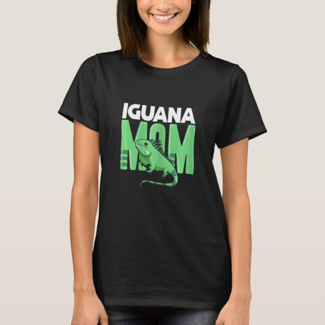 Camiseta Iguana Madre Dueña Iguanas Amor (Anverso)