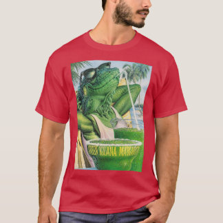Camiseta Iguana Margarita verde