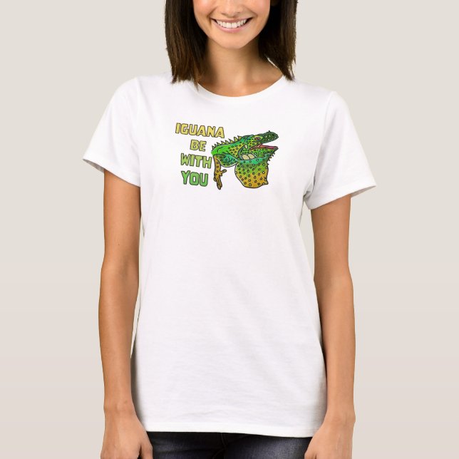 Camiseta Iguana sé contigo (Anverso)