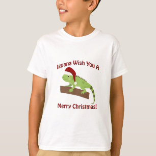 Camiseta Iguana Te Desea Una Feliz Navidad