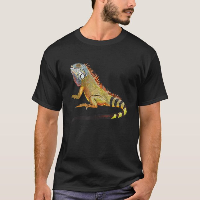 Camiseta Iguana tropical Guay Lizard, regalo Mascota (Anverso)