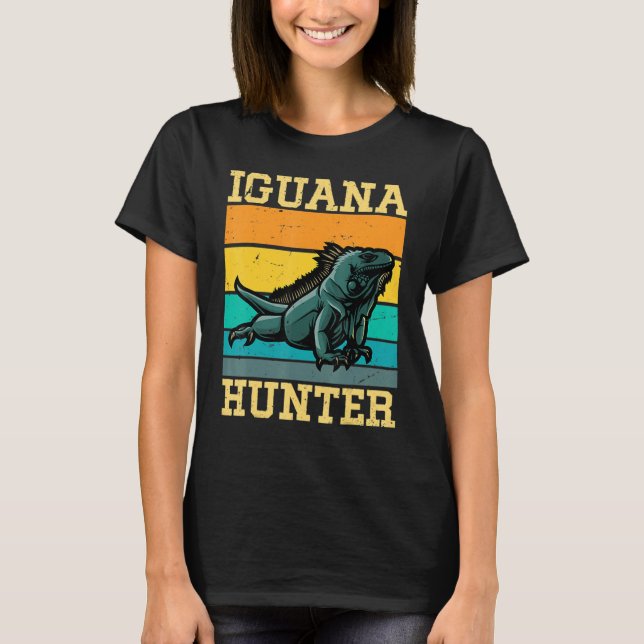 Camiseta Iguanas de caza de iguana Iguana Lizard (Anverso)