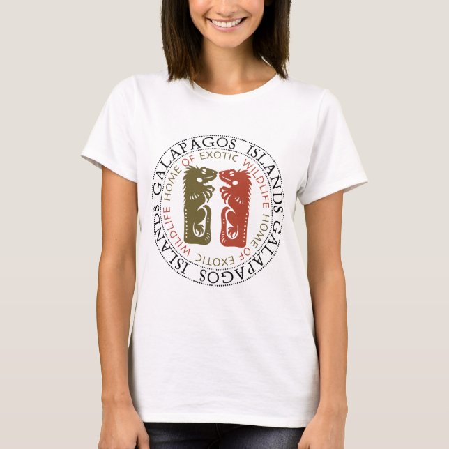 Camiseta Iguanas de las Islas Galápagos (Anverso)