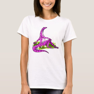 Camiseta Iguanodon Mostrando Su Belleza Natural.
