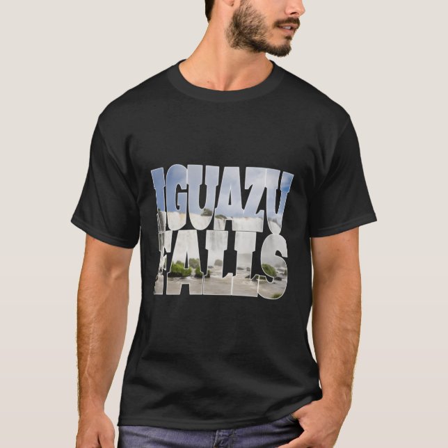 Camiseta Iguazú cae Misiones Argentina Paraná Brasil (Anverso)
