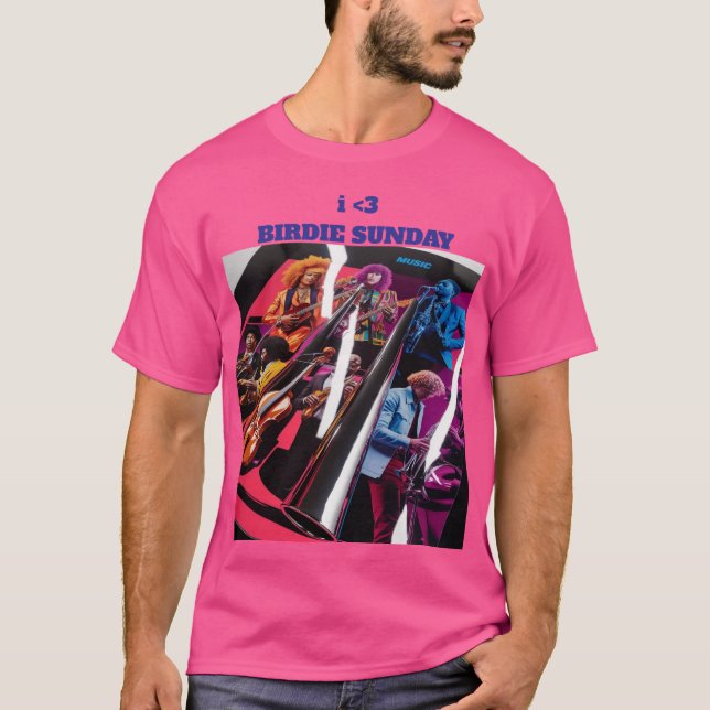 Camiseta iheart Birdie Sunday (Anverso)